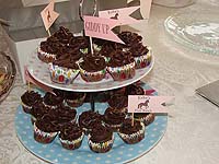 Vintage Pony Birthday theme Cup cake toppers